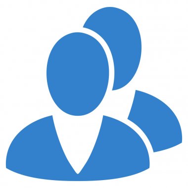 Kullanıcılar düz vektör simgesi