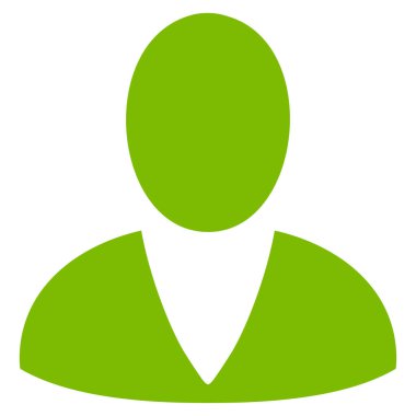 kullanıcı düz vektör simgesi