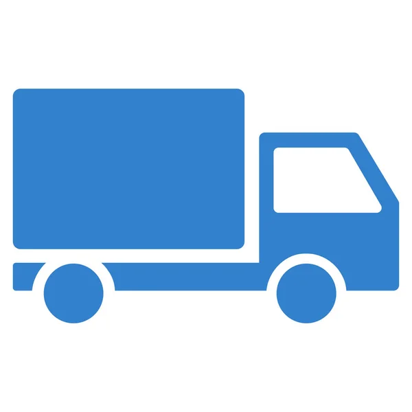 Delivery Lorry Flat Vector Icon — Stock Vector