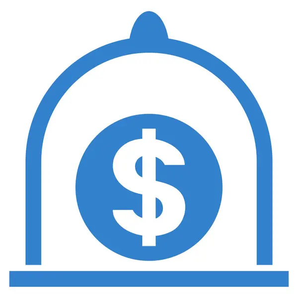 Icône vectorielle plate standard dollar — Image vectorielle