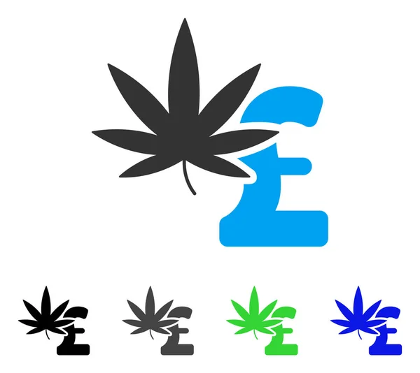 Geschäft mit Marihuana-Pfund — Stockvektor