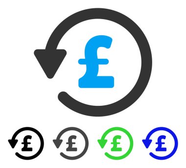 Lirası indirim düz simgesi