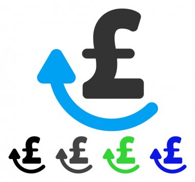 Lirası düz simgesi ödemek