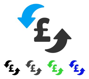 Pound maliyet düz Simge Güncelleştir