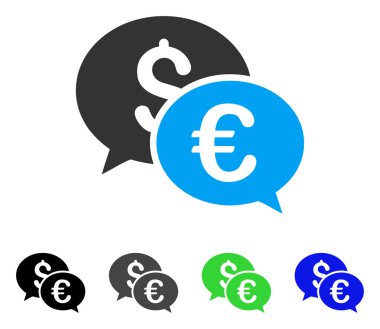 Döviz Alım işlemleri düz simgesi