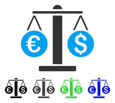 Döviz Alım ağırlık düz simgesi