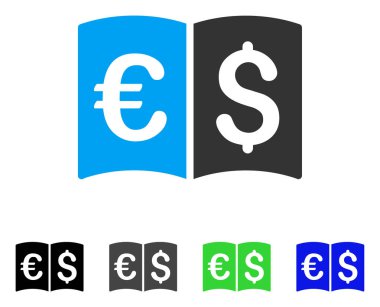 Uluslararası katalog düz simgesi