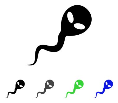 Uzaylı Spermatozoon düz simgesi