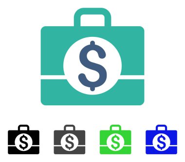 iş büyük düz simgesi