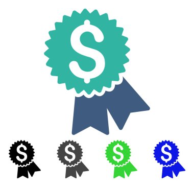 Seçme fiyat etiketi düz simgesi