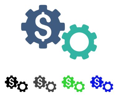 Mali vites düz simgesi