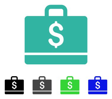 Muhasebe düz simgesi