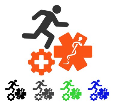 Hasta düz simgesi çalışan