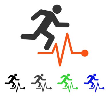 Hasta darbe düz simgesi