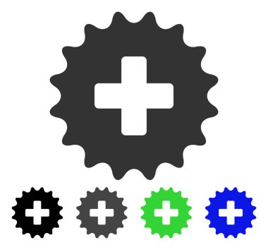 Ayrıca damga düz simgesi