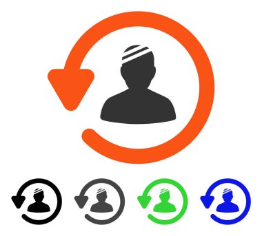 Hasta düz simgesi Yenile