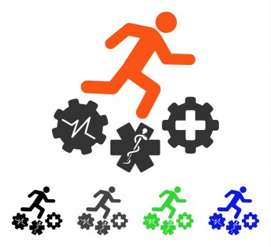 Hasta düz simgesi çalışan