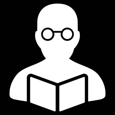 Öğrenci Düz Simgesi