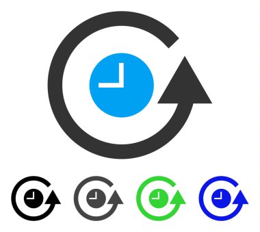 Saat düz simgesi geri yükleme