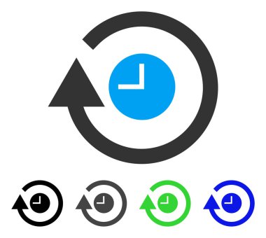 Saat düz simgesi tekrar