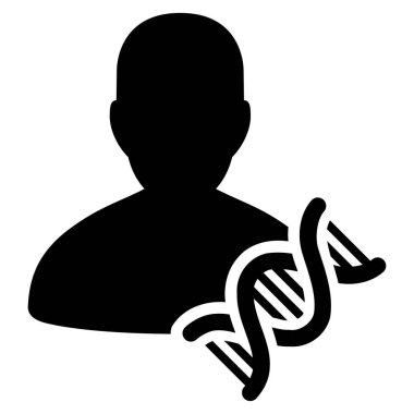 Genetikçi Dna düz simgesi