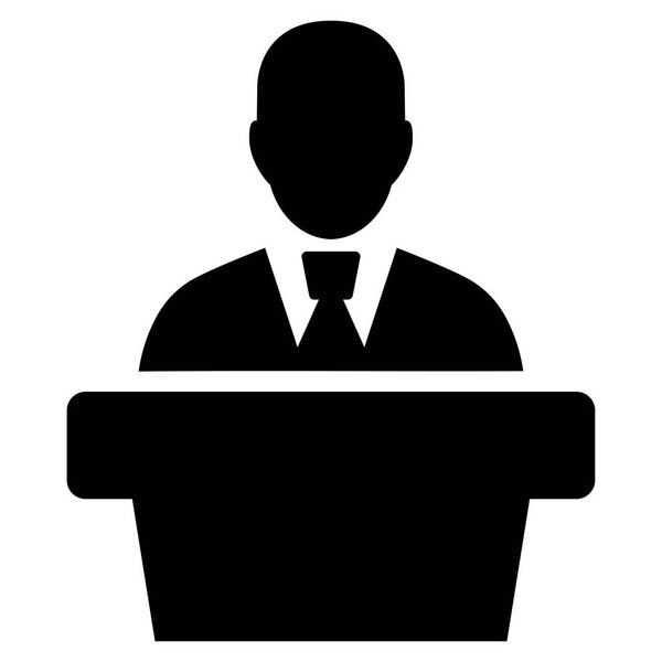 Politician Flat Icon