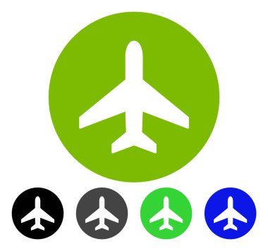 Uçak Düz Simgesi