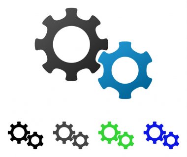 -Vites düz degrade simgesi