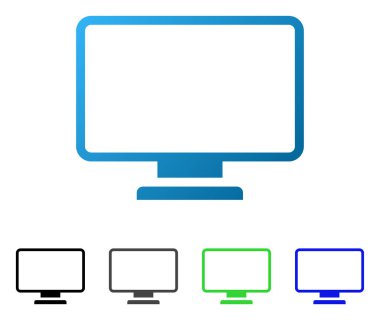 İzlemek daire degrade simgesi