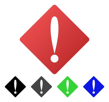 Sorun daire degrade simgesi