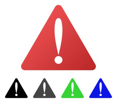 Uyarı hata daire degrade simgesi