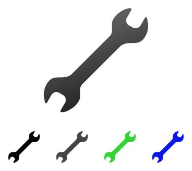 Anahtarı daire degrade simgesi