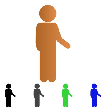 Çocuk Idler daire degrade simgesi