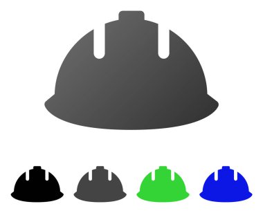 Degrade simgesini Oluşturucu kask düz