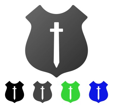 Koruma Kalkanı daire degrade simgesi