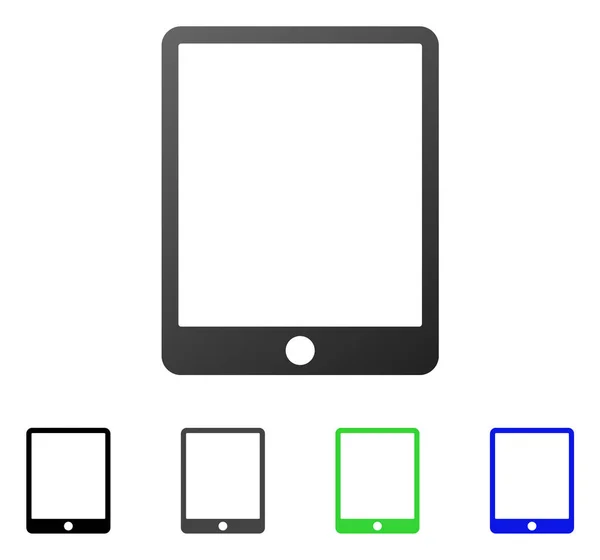 Mobile Tablet Flat Gradient Icon — Stock Vector