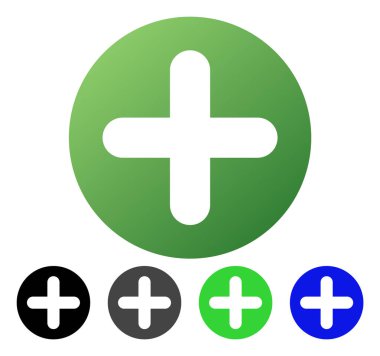 Daire degrade simgesini oluşturmak