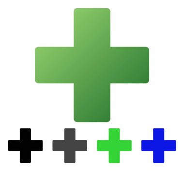 Artı daire degrade simgesi