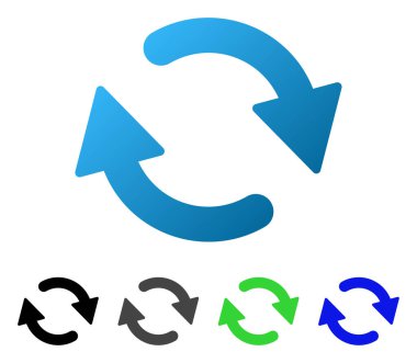 Daire degrade kutsal kişilerin resmi Yenile