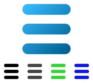 Yığın daire degrade simgesi