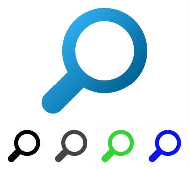 Görüntüleme aracı daire degrade simgesi