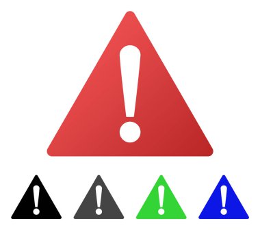 Daire degrade simgesi uyarı