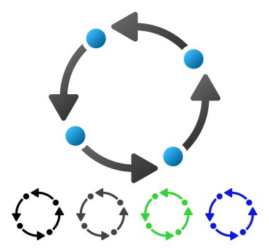 Daire degrade simgesini Döndür