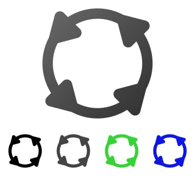 Daire degrade simgesini Döndür