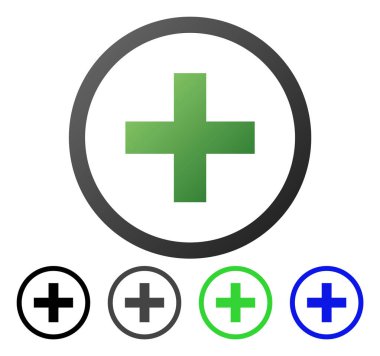 Daire degrade simgesi ekleme