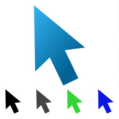 İmleç ok daire degrade simgesi