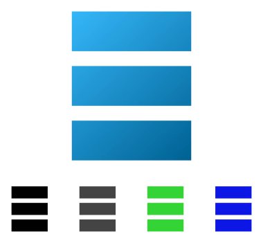 Veritabanı daire degrade simgesi