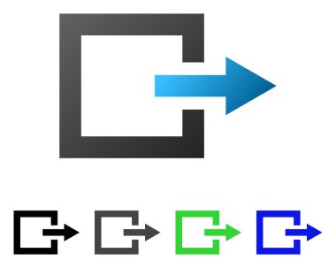 Daire degrade simge oturum
