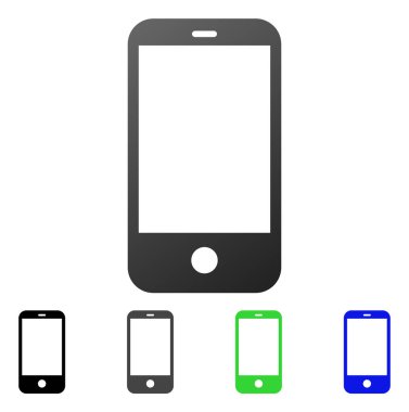 Smartphone düz degrade simgesi