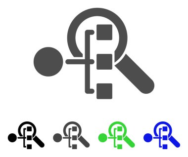 Yapısı düz simgesi keşfetmek